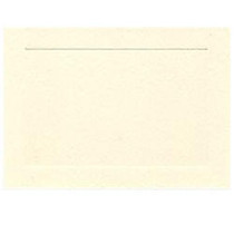 JAM Paper; Blank Cards, 3 1/2 inch; x 4 7/8 inch;, With Panel Border, Ivory, Pack Of 100