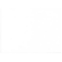 JAM Paper; Blank Note Cards, 5 1/8 inch; x 7 inch;, White, Pack Of 100