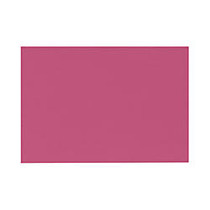 LUX Flat Cards, A2, 4 1/4 inch; x 5 1/2 inch;, Magenta Pink, Pack Of 50