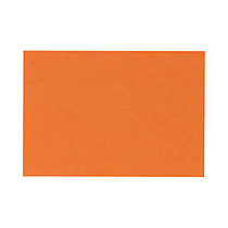 LUX Flat Cards, A2, 4 1/4 inch; x 5 1/2 inch;, Mandarin Orange, Pack Of 250