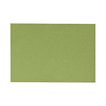 LUX Flat Cards, A9, 5 1/2 inch; x 8 1/2 inch;, Avocado Green, Pack Of 250