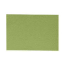 LUX Flat Cards, A9, 5 1/2 inch; x 8 1/2 inch;, Avocado Green, Pack Of 50