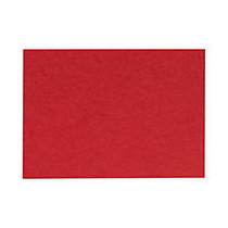 LUX Flat Cards, A9, 5 1/2 inch; x 8 1/2 inch;, Ruby Red, Pack Of 50