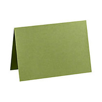 LUX Folded Cards, A1, 3 1/2 inch; x 4 7/8 inch;, Avocado Green, Pack Of 1,000