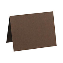 LUX Folded Cards, A1, 3 1/2 inch; x 4 7/8 inch;, Chocolate Brown, Pack Of 500