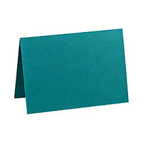 LUX Folded Cards, A1, 3 1/2 inch; x 4 7/8 inch;, Teal, Pack Of 1,000