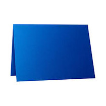 LUX Folded Cards, A2, 4 1/4 inch; x 5 1/2 inch;, Boutique Blue, Pack Of 50