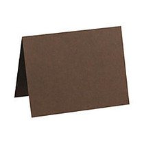 LUX Folded Cards, A2, 4 1/4 inch; x 5 1/2 inch;, Chocolate Brown, Pack Of 1,000