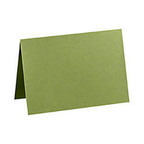 LUX Folded Cards, A7, 5 1/8 inch; x 7 inch;, Avocado Green, Pack Of 1,000