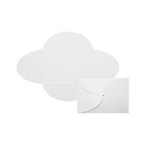 LUX Petal Invitations, A7, 5 inch; x 7 inch;, Bright White, Pack Of 120