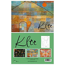 Retrospect Blank Note Cards With Envelopes, 5 3/8 inch; x 7 1/8 inch;, Paul Klee, Pack Of 20