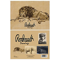 Retrospect Blank Note Cards With Envelopes, 5 3/8 inch; x 7 1/8 inch;, Rembrandt Drawing, Pack Of 20