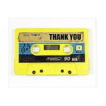 Retrospect Thank You Note Cards With Envelopes, 4 1/2 inch; x 5 7/8 inch;, Cassette, Box Of 10