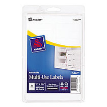 Avery; Removable Inkjet/Laser Multipurpose Labels, 1/2 inch; x 1 3/4 inch;, White, Pack Of 840
