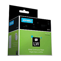 DYMO; LabelWriter; 30270 Continuous-Roll Paper (Non-Adhesive), 2 1/4 inch; x 300', White