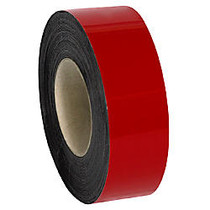 Partners Brand Red Warehouse Labels - Magnetic Rolls 2 inch; x 50', 1 Roll