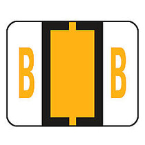 Smead; BCCR Bar-Style Permanent Alphabetical Labels, B, Light Orange, Roll Of 500