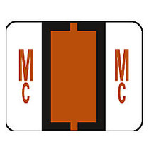 Smead; BCCR Bar-Style Permanent Alphabetical Labels, Mc, Brown, Roll Of 500