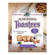 Almondina Toastees, Lemon Poppy Almond, 5.25 Oz, Pack Of 12 Bags