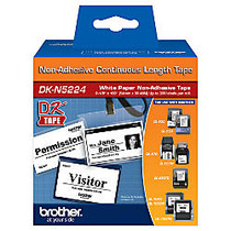 Brother; DK-N5224 Black-On-White Tape, 2.13 inch; x 100'