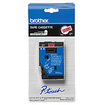 Brother; TC-5001 Black-On-Red Tape, 0.5 inch; x 25'