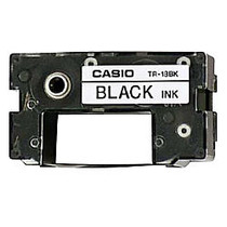 Casio; TR18BK Black Ink Ribbon, 0.75 inch; x 25'