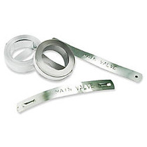 DYMO; 310 Labeling Tape Without Adhesive, 0.5 inch; x 16', Aluminum Finish