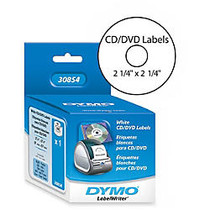 DYMO; Thermal CD/DVD Labels, White, Pack Of 160