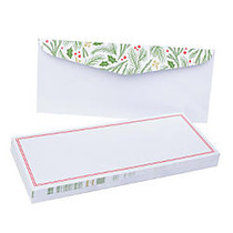 Gartner Studios; Holiday-Themed Envelopes, #10, 4 1/8 inch; x 9 1/2 inch;, Holly Bough, Pack Of 40
