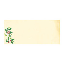 Great Papers!; Holiday Envelopes, Falling Holly, #10, 4 1/8 inch; x 9 1/2 inch;, Pack Of 40