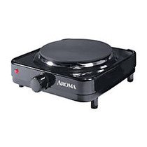 Aroma Single Hot Plate, Black