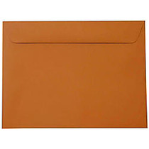 JAM Paper; Booklet Envelopes, 9 inch; x 12 inch;, Dark Orange, Pack Of 25