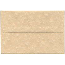 JAM Paper; Booklet Invitation Envelopes, A8, 5 1/2 inch; x 8 1/8 inch;, 30% Recycled, Brown, Pack Of 25