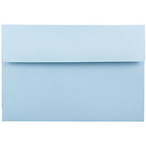 JAM Paper; Booklet Invitation Envelopes, A8, 5 1/2 inch; x 8 1/8 inch;, Light Baby Blue, Pack Of 25
