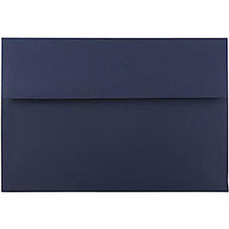 JAM Paper; Booklet Invitation Envelopes, A8, 5 1/2 inch; x 8 1/8 inch;, Navy Blue, Pack Of 25