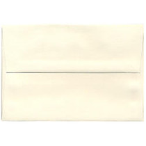 JAM Paper; Booklet Invitation Envelopes, A8, 5 1/2 inch; x 8 1/8 inch;, Strathmore Natural White, Pack Of 25