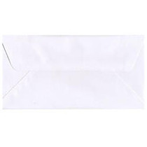 JAM Paper; Booklet Wallet-Flap Envelope, #16, 6 inch; x 12 inch;, White, Pack Of 25