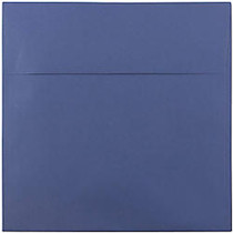 JAM Paper; Color Square Invitation Envelopes, 8 1/2 inch; x 8 1/2 inch;, Presidential Blue, Pack Of 25