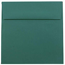 JAM Paper; Color Square Invitation Envelopes, 8 1/2 inch; x 8 1/2 inch;, Teal, Pack Of 25