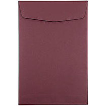 JAM Paper; Open-End Catalog Envelopes, 6 inch; x 9 inch;, Burgundy, Pack Of 10