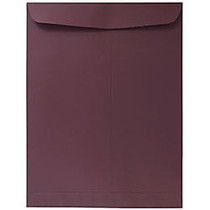 JAM Paper; Open-End Catalog Envelopes, 9 inch; x 12 inch;, Burgundy, Pack Of 10