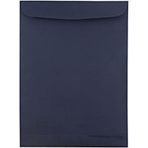 JAM Paper; Open-End Catalog Envelopes, 9 inch; x 12 inch;, Navy Blue, Pack Of 10