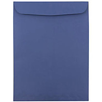 JAM Paper; Open-End Catalog Envelopes, 9 inch; x 12 inch;, Presidential Blue, Pack Of 10