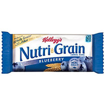 Kellogg's; Nutri-Grain Bars, Blueberry, 1.3 Oz, Box Of 16