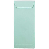 JAM Paper; Policy Envelopes, #10, 4 1/8 inch; x 9 1/2 inch;, Aqua, Pack Of 25