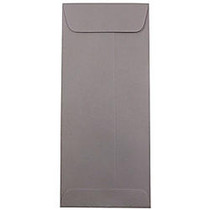 JAM Paper; Policy Envelopes, #10, 4 1/8 inch; x 9 1/2 inch;, Dark Gray, Pack Of 25