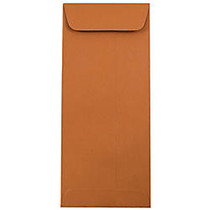 JAM Paper; Policy Envelopes, #10, 4 1/8 inch; x 9 1/2 inch;, Dark Orange, Pack Of 25