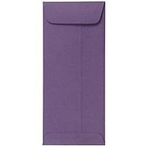 JAM Paper; Policy Envelopes, #10, 4 1/8 inch; x 9 1/2 inch;, Dark Purple, Pack Of 25