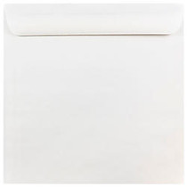 JAM Paper; Square Invitation Envelopes, 10 inch; x 10 inch;, White, Pack Of 25