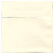 JAM Paper; Strathmore Invitation Envelopes, 8 1/2 inch; x 8 1/2 inch;, Natural White, Pack Of 25